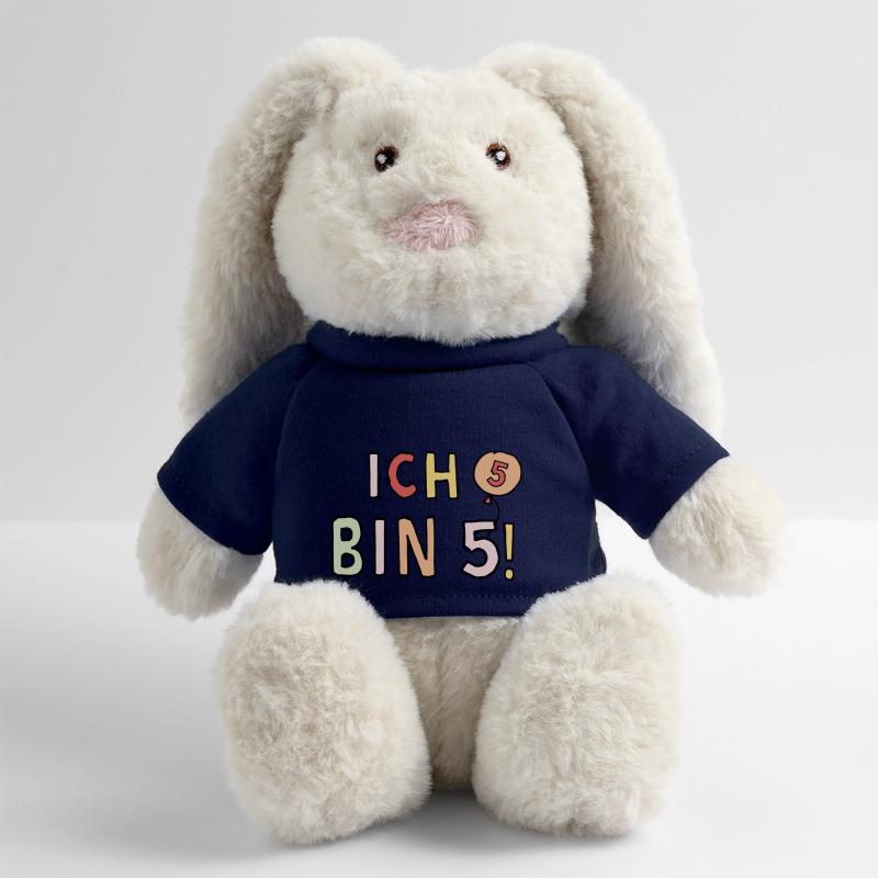 Ich bin 5 MiniFeet® RecycelHase® Creme