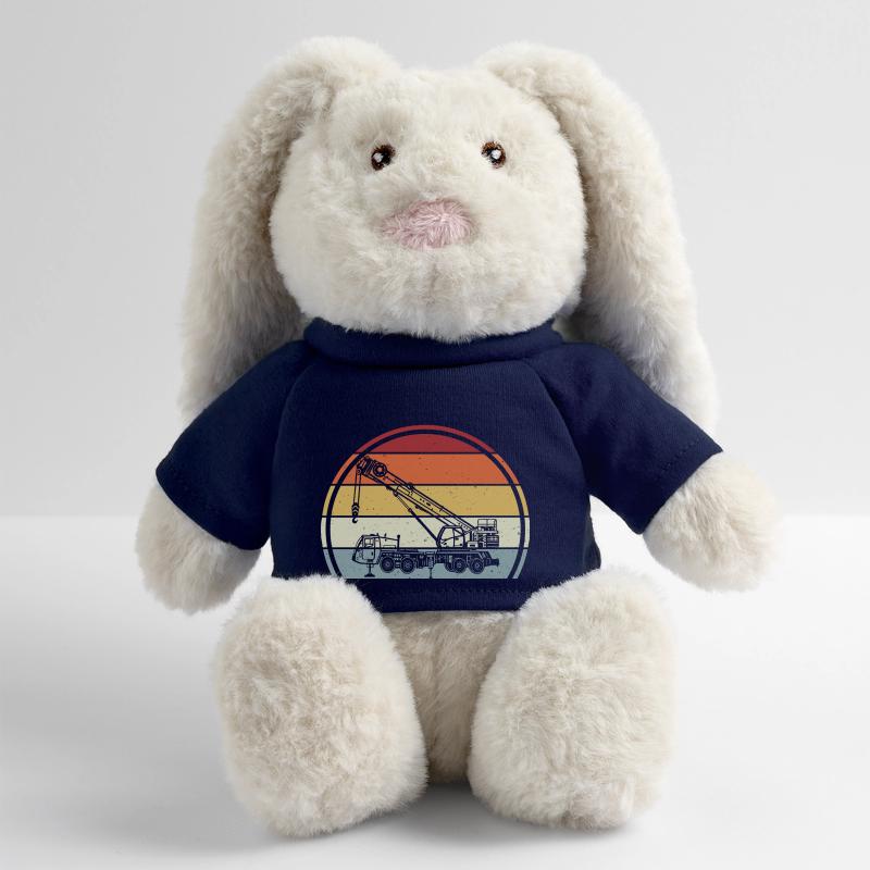 Grue mobile Grue mobile Lapin en peluche recyclé MiniFeet® Crème