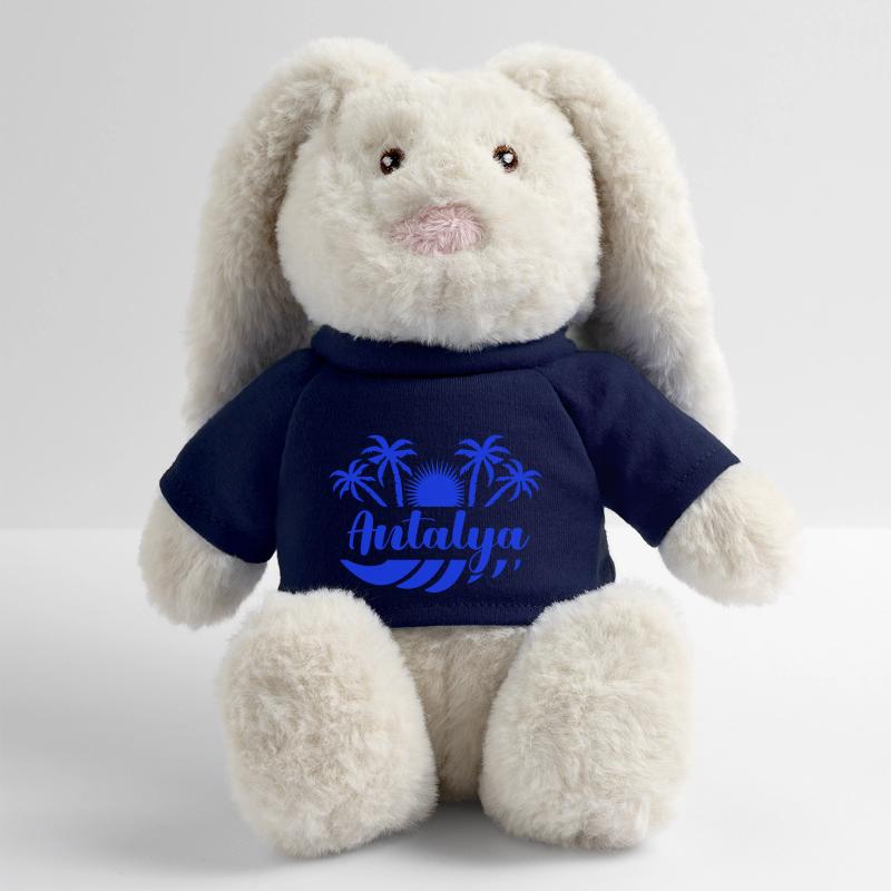 Antalya Lapin en peluche recyclé MiniFeet® Crème