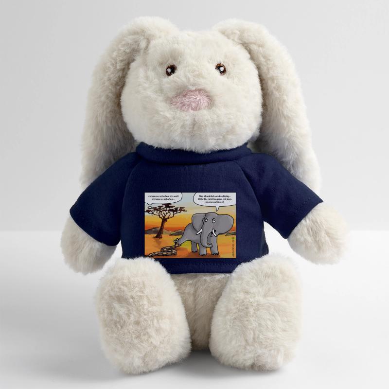 Elefant und Schlange MiniFeet® RecycelHase® Creme