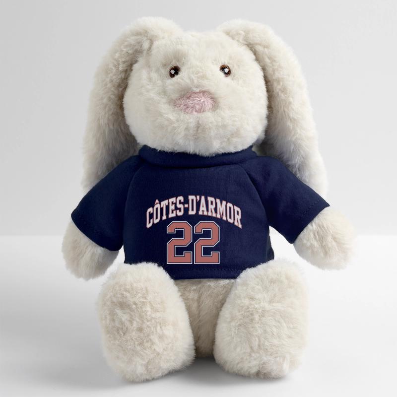 Côtes-d'Armor 22 Lapin en peluche recyclé MiniFeet® Crème