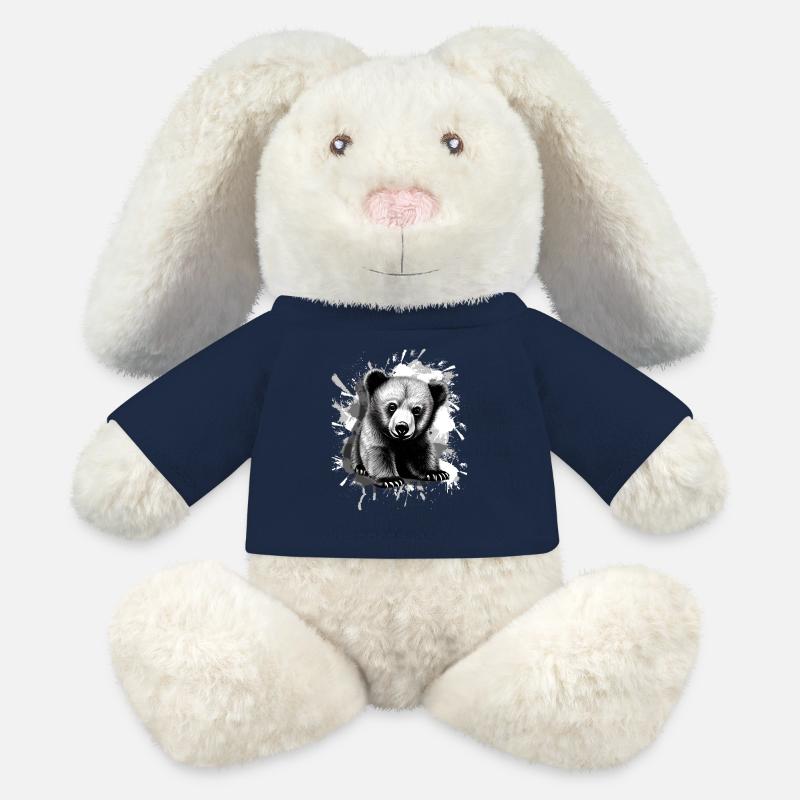 Bär - MiniFeet® RecycelHase® Creme - French Navy
