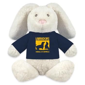 Labradors furballs og Happiness - MiniFeet® RecycelHase® Creme - French Navy - Vorne