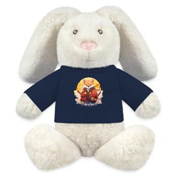 Asia Corki Japanese Samurai Samurai - MiniFeet® RecycelHase® Bunny Cream - french navy - Front