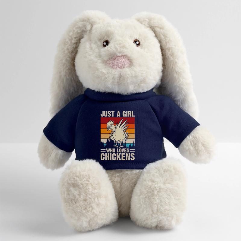 Poulets Poulet Lapin en peluche recyclé MiniFeet® Crème