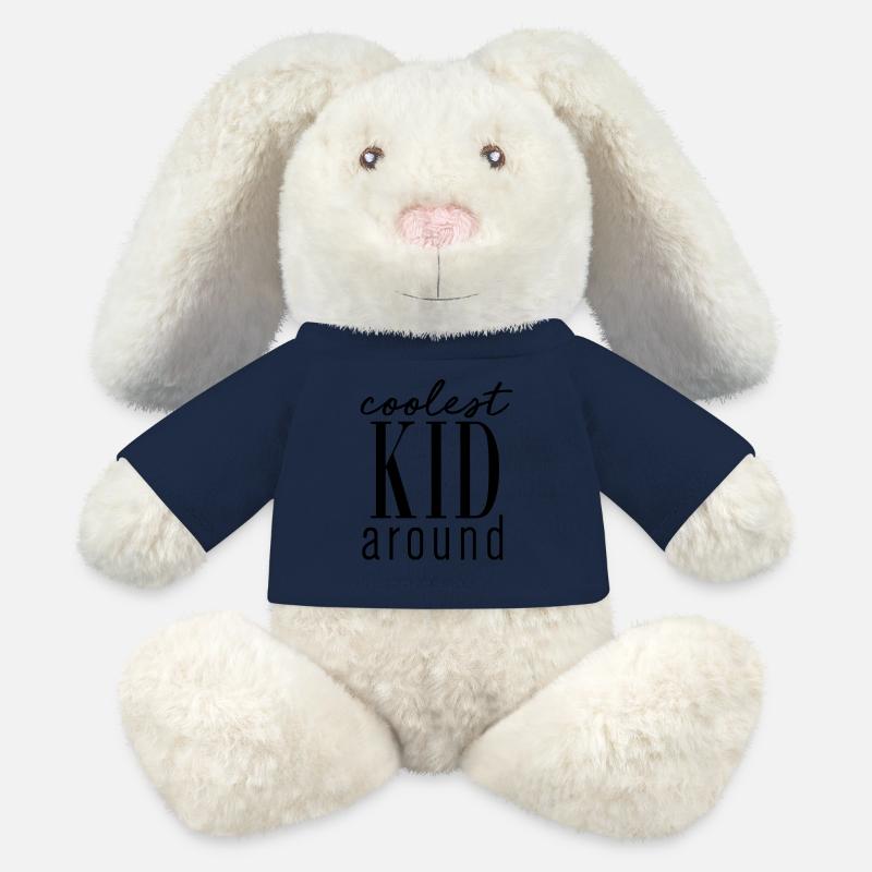 Coolest Kid around - MiniFeet® RecycelHase® Creme - French Navy