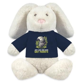 Graupapageien Graupapagei - MiniFeet® RecycelHase® Creme - French Navy - Vorne