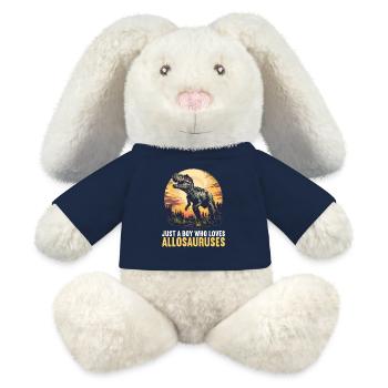 Allosaurier Allosaurus - MiniFeet® RecycelHase® Creme - French Navy - Vorne