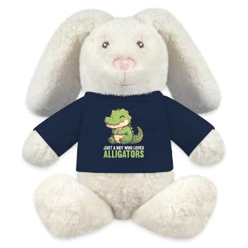 Alligatoren Alligator - MiniFeet® RecycelHase® Creme - French Navy - Vorne