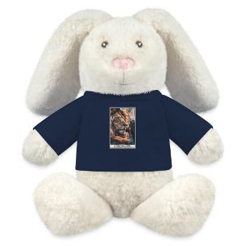 Tarotkarten Tarotkarte Strength Kraft - MiniFeet® RecycelHase® Creme - French Navy - Vorne