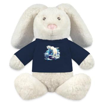 Polar Bear Eisbären Eisbär - MiniFeet® RecycelHase® Creme - French Navy - Vorne