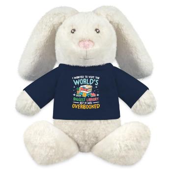 World’s Biggest Library But It Was Overbooked - MiniFeet® RecycelHase® Creme - French Navy - Vorne