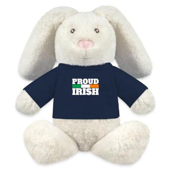 Proud Irish Irland Irische Flagge Stolzer Ire - MiniFeet® RecycelHase® Creme - French Navy - Vorne