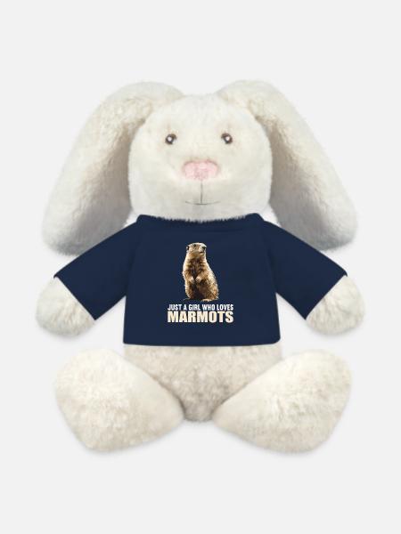 Murmeltiere Murmeltier - MiniFeet® RecycelHase® Creme - French Navy