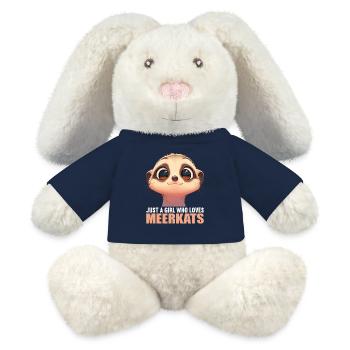 Meerkat Erdmännchen - MiniFeet® RecycelHase® Creme - French Navy - Vorne
