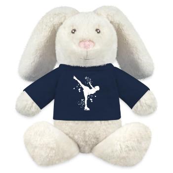 Figure Skating Skating Figure Skating - MiniFeet® RecycelHase® Bunny Cream - french navy - Front
