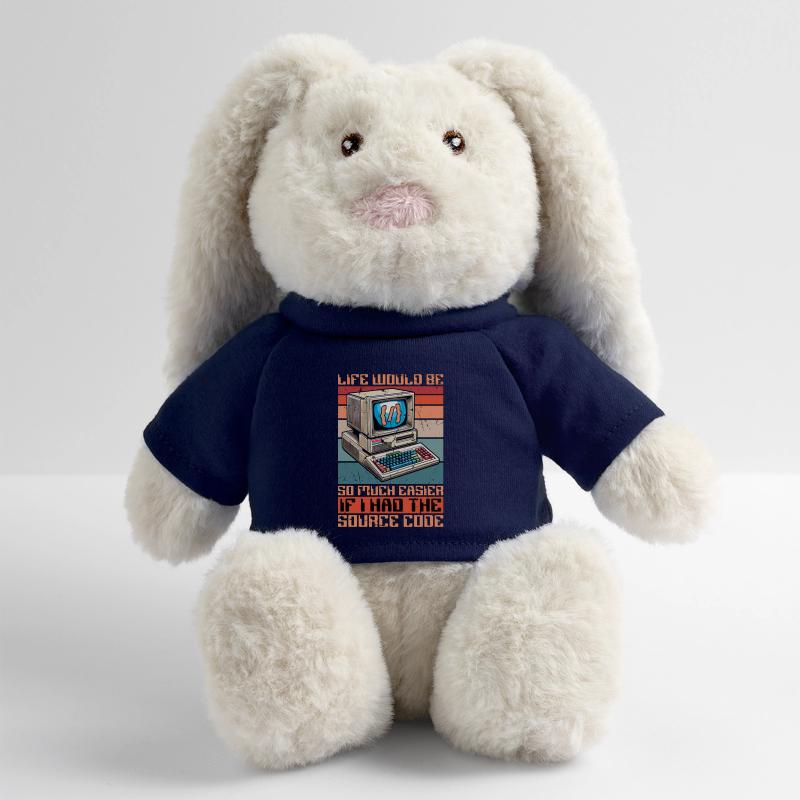 La vie de codeur serait tellement plus facile pour les développeurs Web Lapin en peluche recyclé MiniFeet® Crème