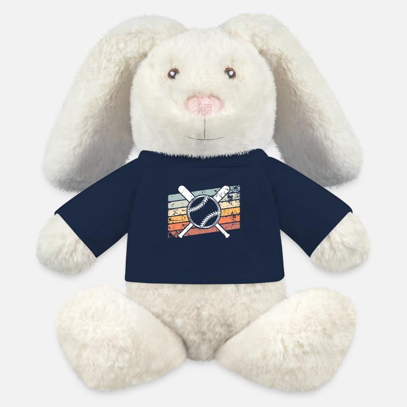 Baseball - MiniFeet® RecycelHase® Creme - French Navy