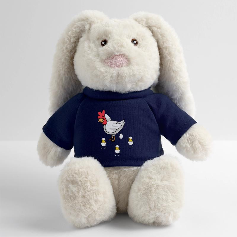 Poultry Poultry Chicken Hen Eggs Easter Children MiniFeet® RecycelHase® Bunny Cream