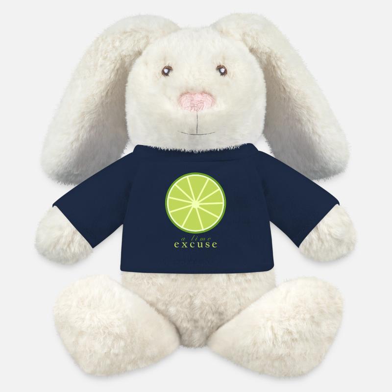A Lime Excuse - MiniFeet® RecycelHase® Bunny Cream - french navy