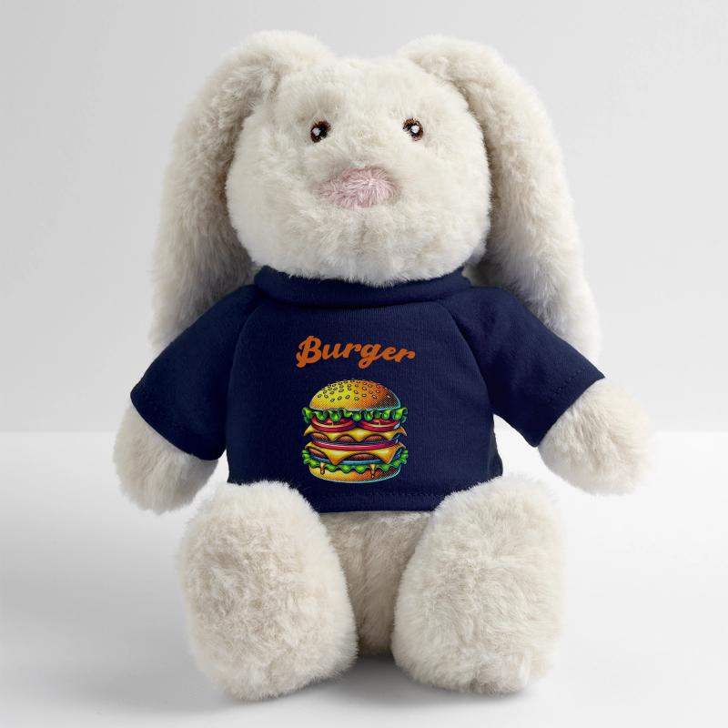 Burger Cheeseburger MiniFeet® RecycelHase® Creme