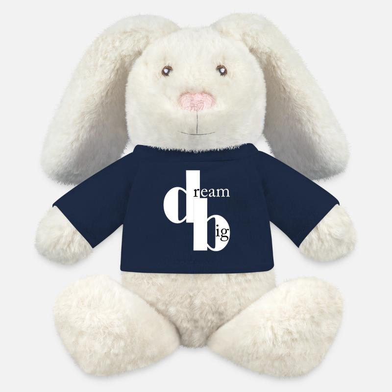 dream big - MiniFeet® RecycelHase® Bunny Cream - french navy
