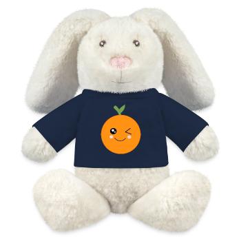 Orangen Frucht Früchte Kostüm Fasching Karneval - MiniFeet® RecycelHase® Creme - French Navy - Vorne