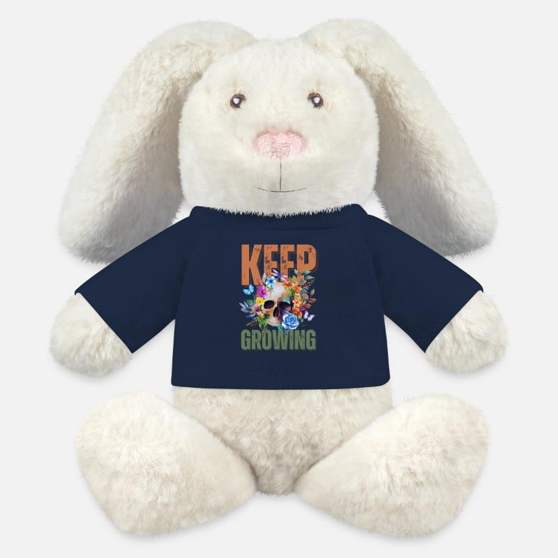 Keep On Growing - MiniFeet® RecycelHase® Bunny Cream - french navy