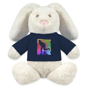 Field Hockey - MiniFeet® RecycelHase® Bunny Cream - french navy - Front