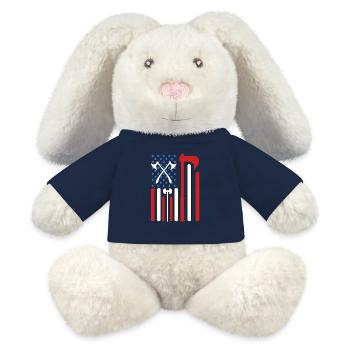 Axe throwing - MiniFeet® RecycelHase® Bunny Cream - french navy - Front