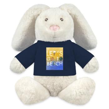 Lets Go to beach - MiniFeet® RecycelHase® Creme - French Navy - Vorne