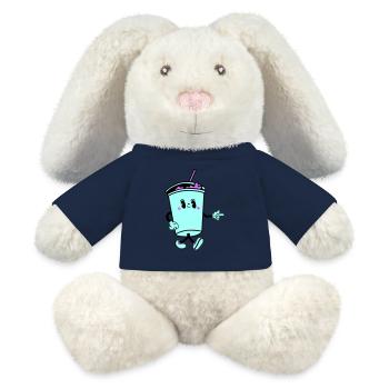 Drink Cartoon - MiniFeet® RecycelHase® Bunny Cream - french navy - Front