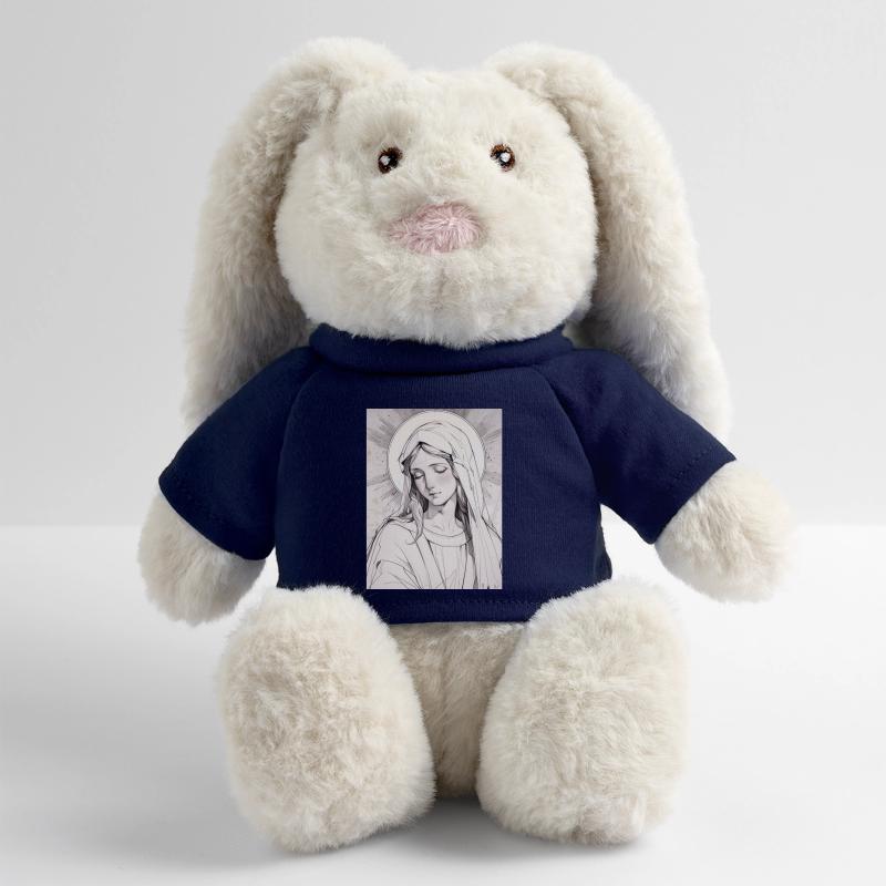 Vierge Mère, grâce éternelle Lapin en peluche recyclé MiniFeet® Crème