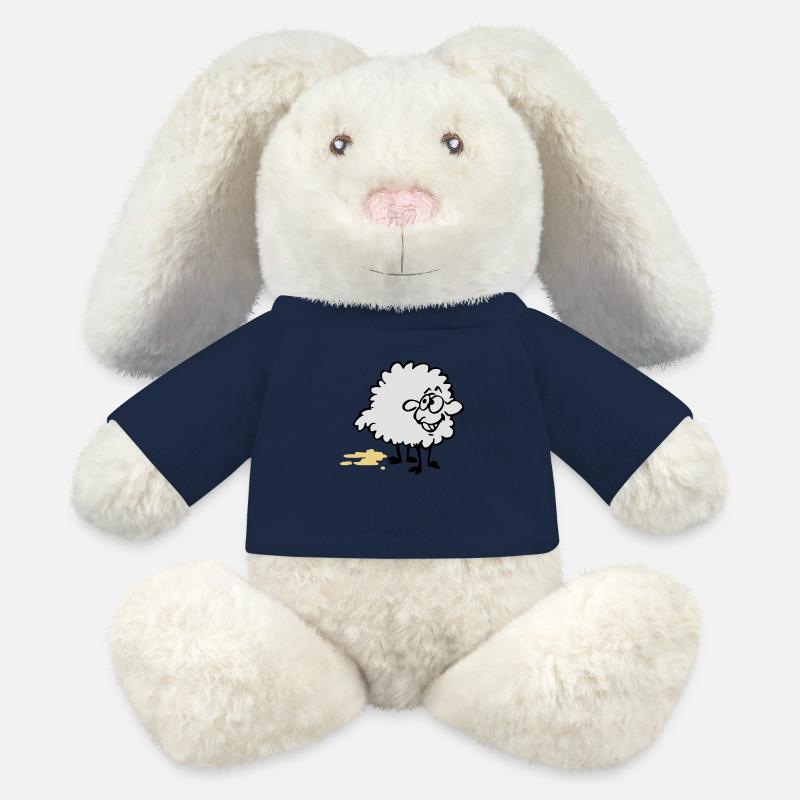 Piss Schaf - MiniFeet® RecycelHase® Creme - French Navy
