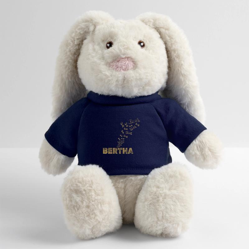 Bertha als Boot MiniFeet® RecycelHase® Creme