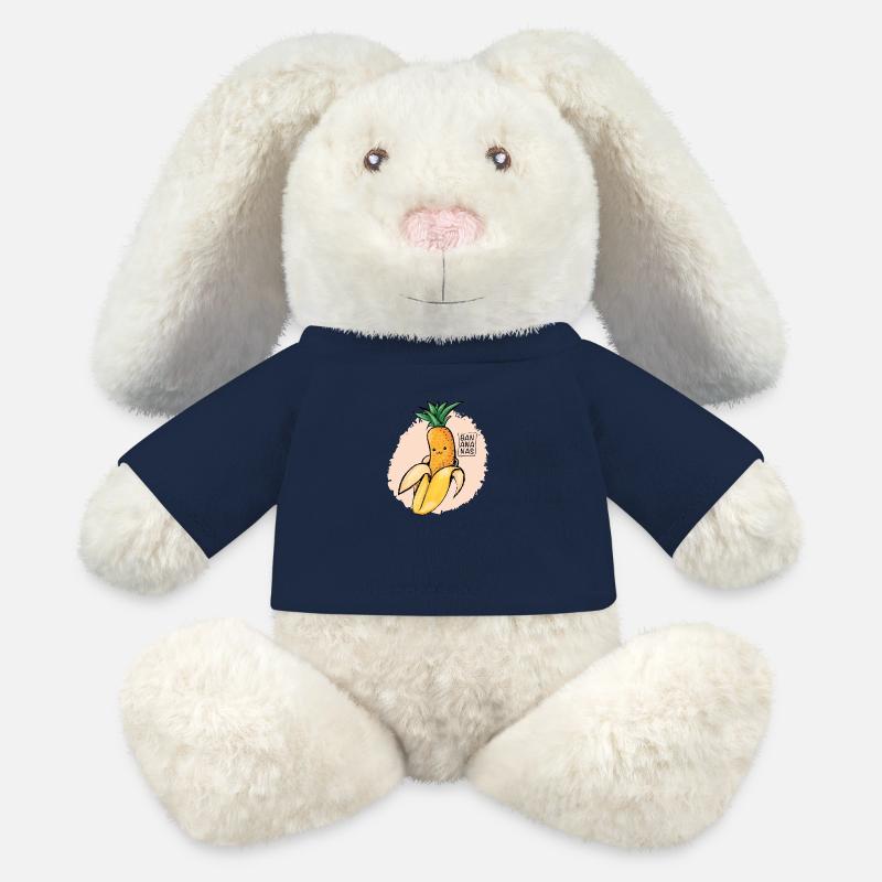 Banananas - MiniFeet® RecycelHase® Bunny Cream - french navy
