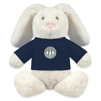 Kerzenblumenkranz - MiniFeet® RecycelHase® Creme - French Navy - Vorne