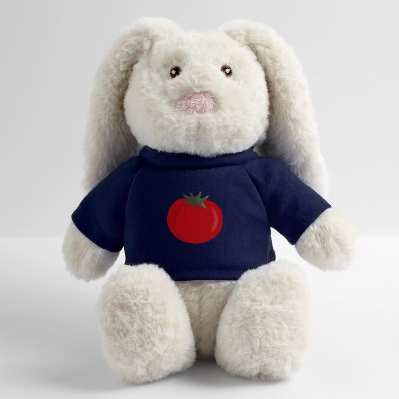 tomate Lapin en peluche recyclé MiniFeet® Crème