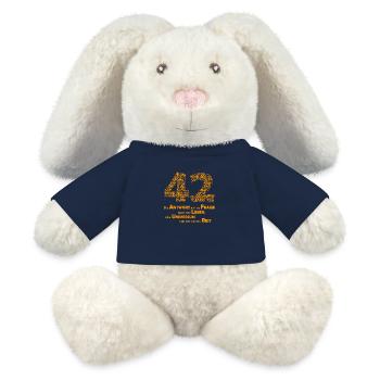 DIE Antwort - 42 - MiniFeet® RecycelHase® Creme - French Navy - Vorne