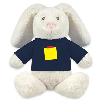 Zettel 3c - MiniFeet® RecycelHase® Creme - French Navy - Vorne