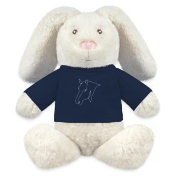 Minimal bangs white - MiniFeet® RecycelHase® Bunny Cream - french navy - Front
