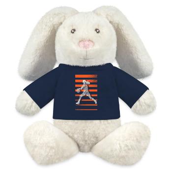 Basketball Basketballerin Frauen Basketball - MiniFeet® RecycelHase® Creme - French Navy - Vorne