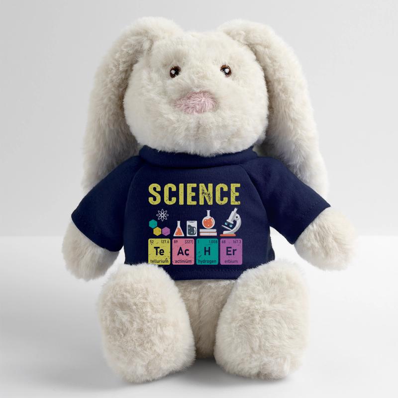 Science Teachers Regular Elements MiniFeet® RecycelHase® Bunny Cream