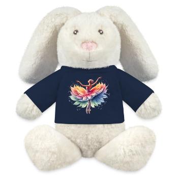Balletttänzerin mit Tutu - MiniFeet® RecycelHase® Creme - French Navy - Vorne