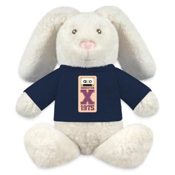 1975 Generation X Rock Progressive - MiniFeet® RecycelHase® Bunny Cream - french navy - Front