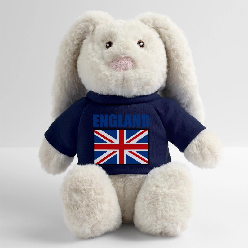 angleterre Lapin en peluche recyclé MiniFeet® Crème