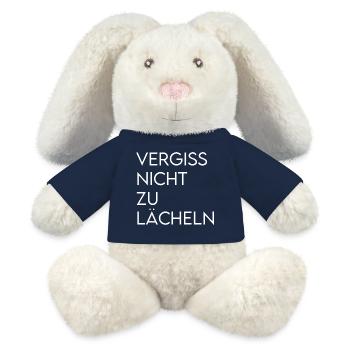 Change is feminine! - - MiniFeet® RecycelHase® Bunny Cream - french navy - Front
