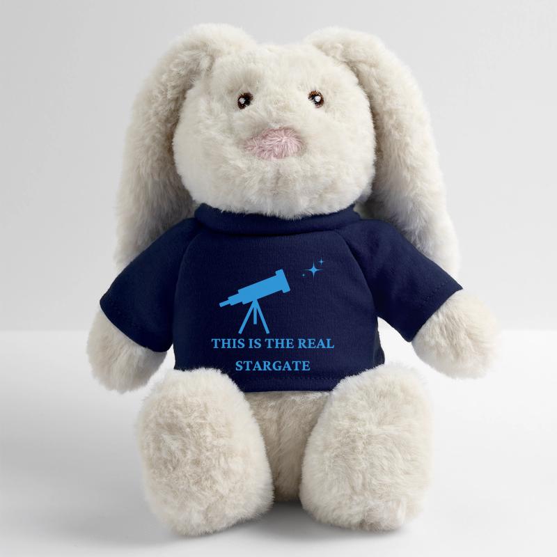 The Real Stargate Lapin en peluche recyclé MiniFeet® Crème