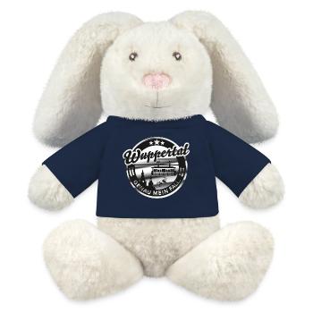 Wuppertal - genau mein Fall! - MiniFeet® RecycelHase® Creme - French Navy - Vorne