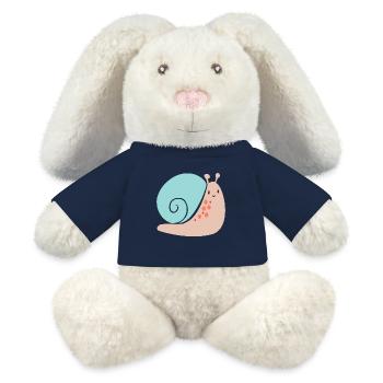 Schnecke - MiniFeet® RecycelHase® Creme - French Navy - Vorne